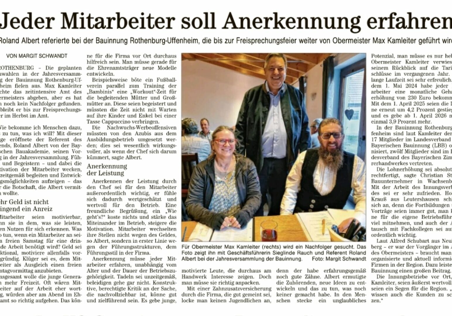 Vortrag Bauinnung